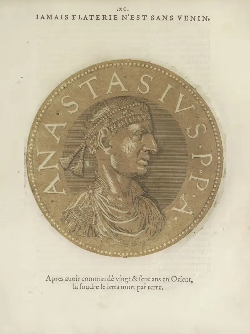 Император Анастасий I by Губерт Гольциус, 1557-1559 — digital art print download