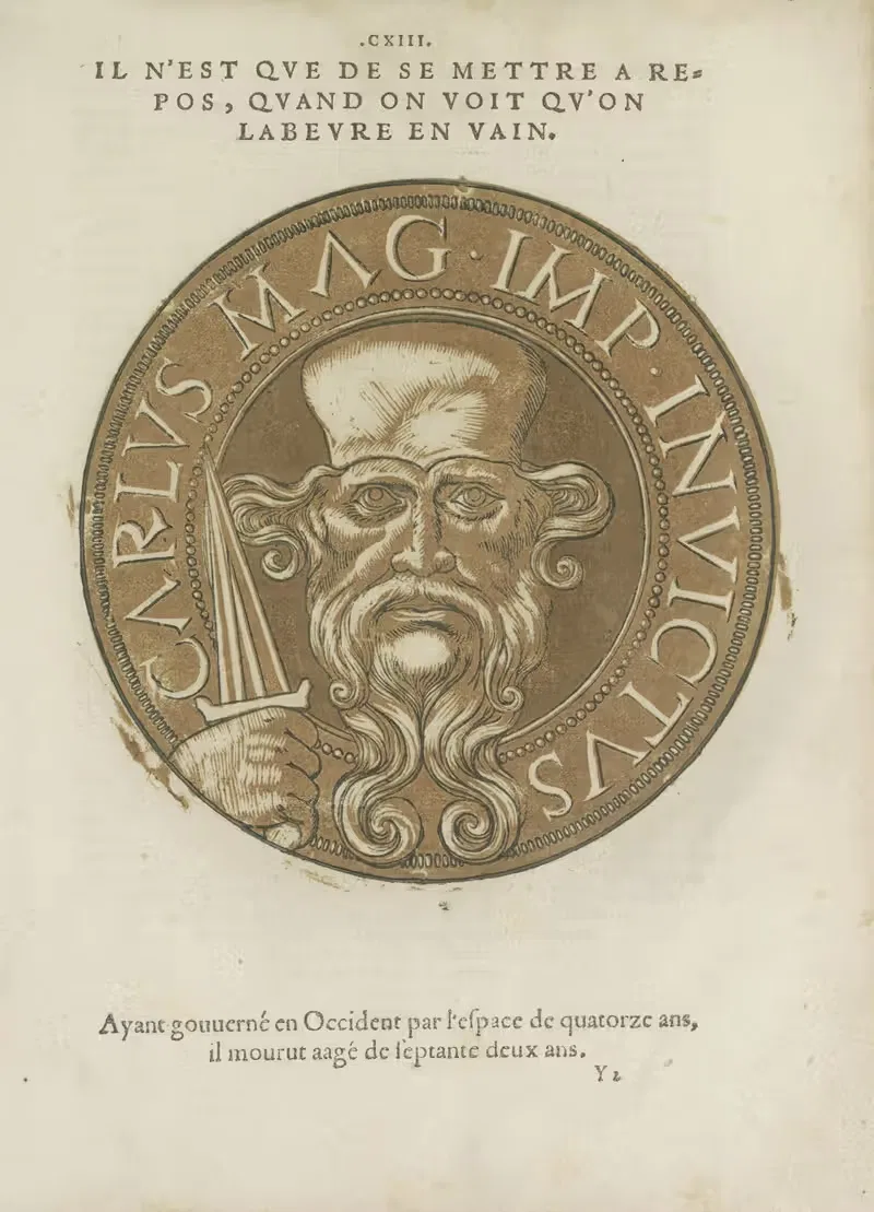 Император Карл Великий by Губерт Гольциус, 1557-1559 — digital art print download