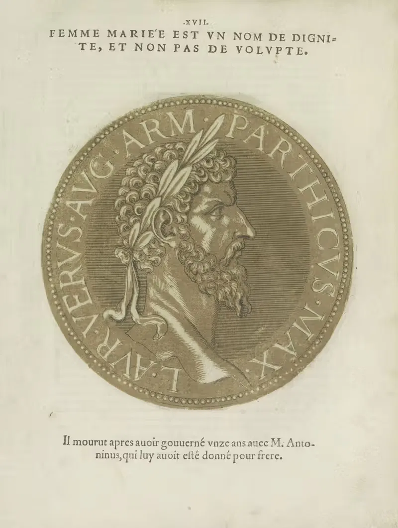 Emperor Lucius Verus by Hubert Goltzius, 1557-1559 — digital art print download