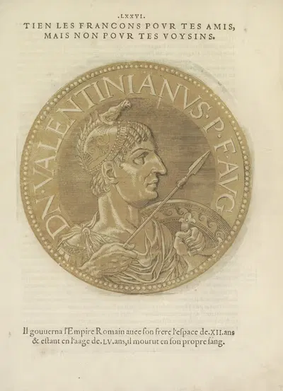 Император Валентиниан I by Губерт Гольциус, 1557-1559 — digital art print download
