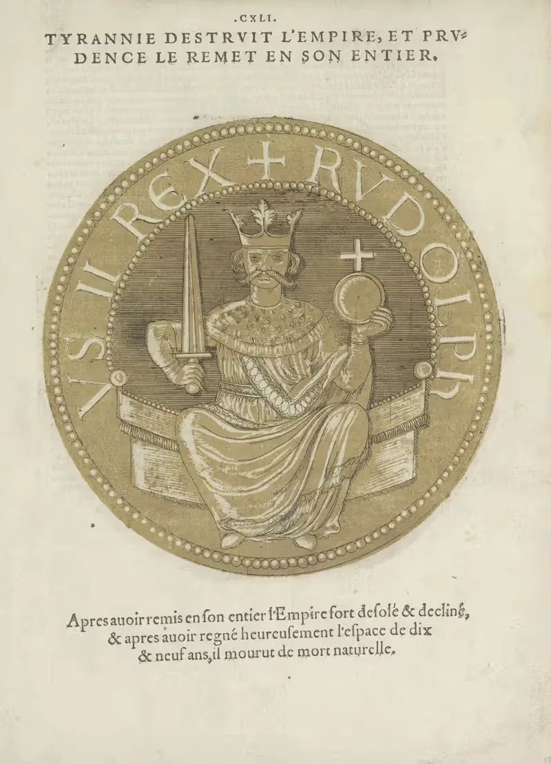 Романский король Рудольф I by Губерт Гольциус, 1557-1559 — digital art print download