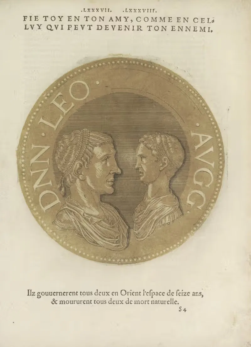 Императоры Лео I и Лео II by Губерт Гольциус, 1557-1559 — digital art print download