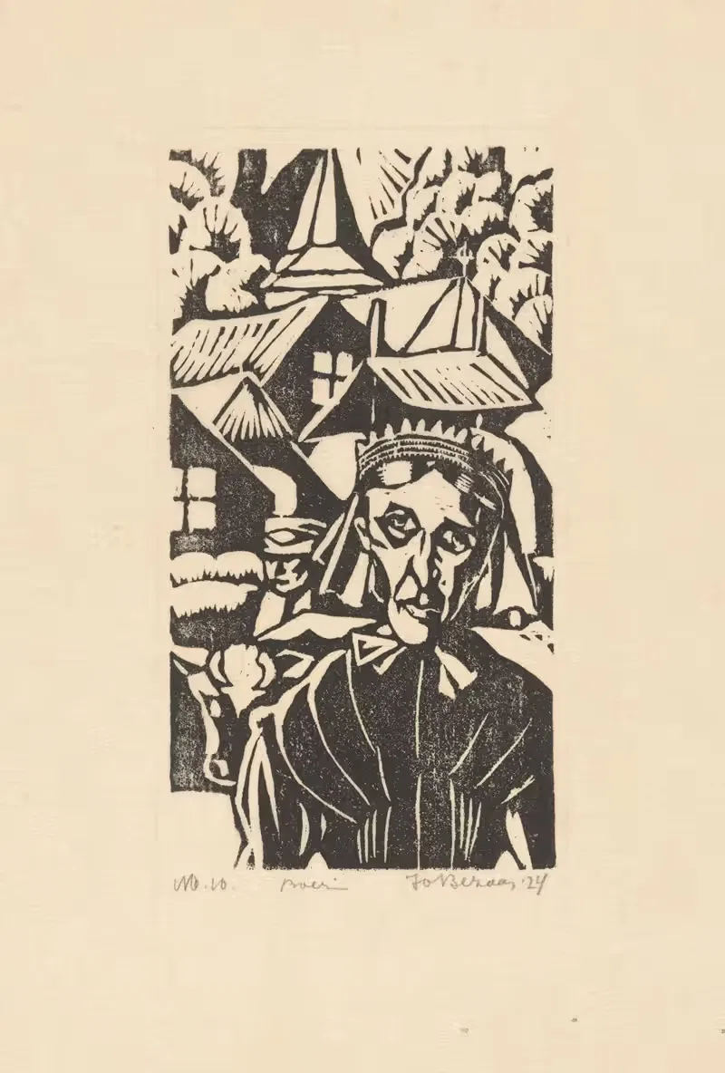 Фермерша by Джо Безан, 1924 — digital art print download