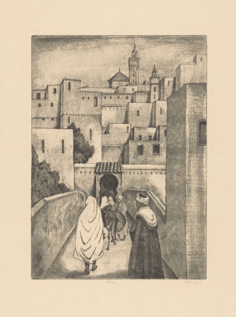 Фес by Джо Безан, 1904-1939 — digital art print download