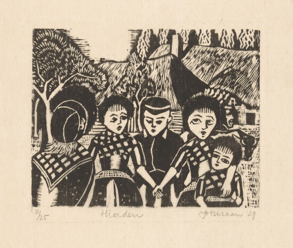 Hierden by Jo Bezaan, 1929 — digital art print download
