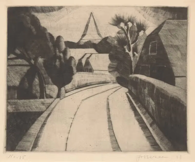Вход в Путтен by Джо Безан, 1923 — digital art print download