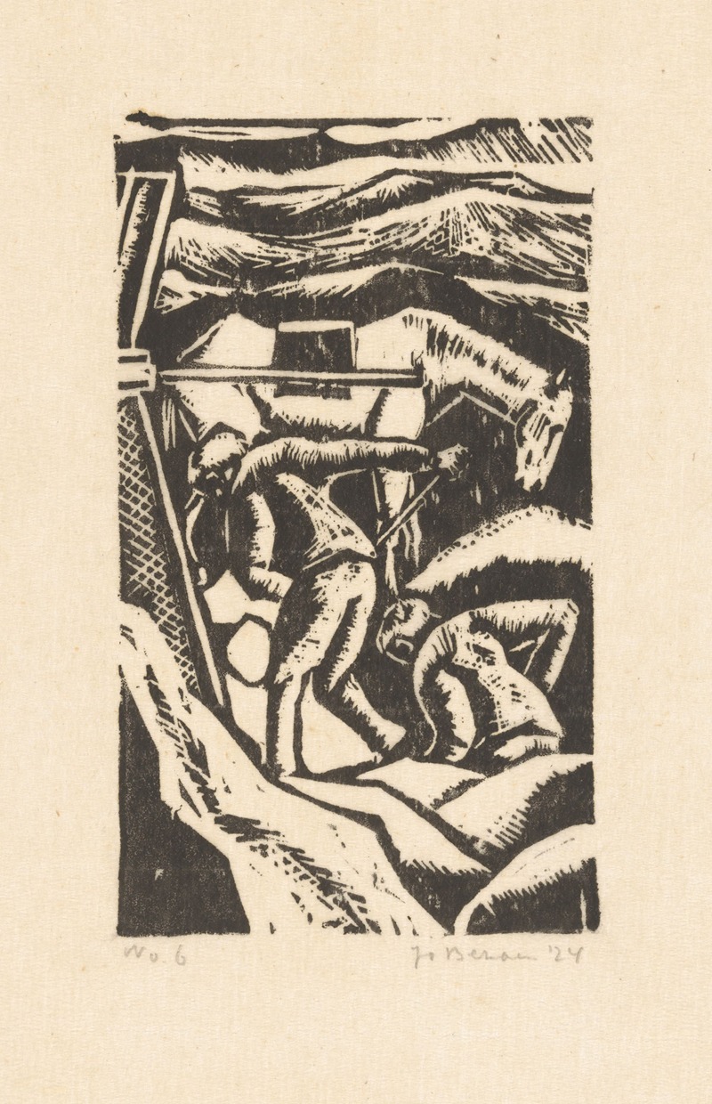 Земельные рабочие by Джо Безан, 1924 — digital art print download