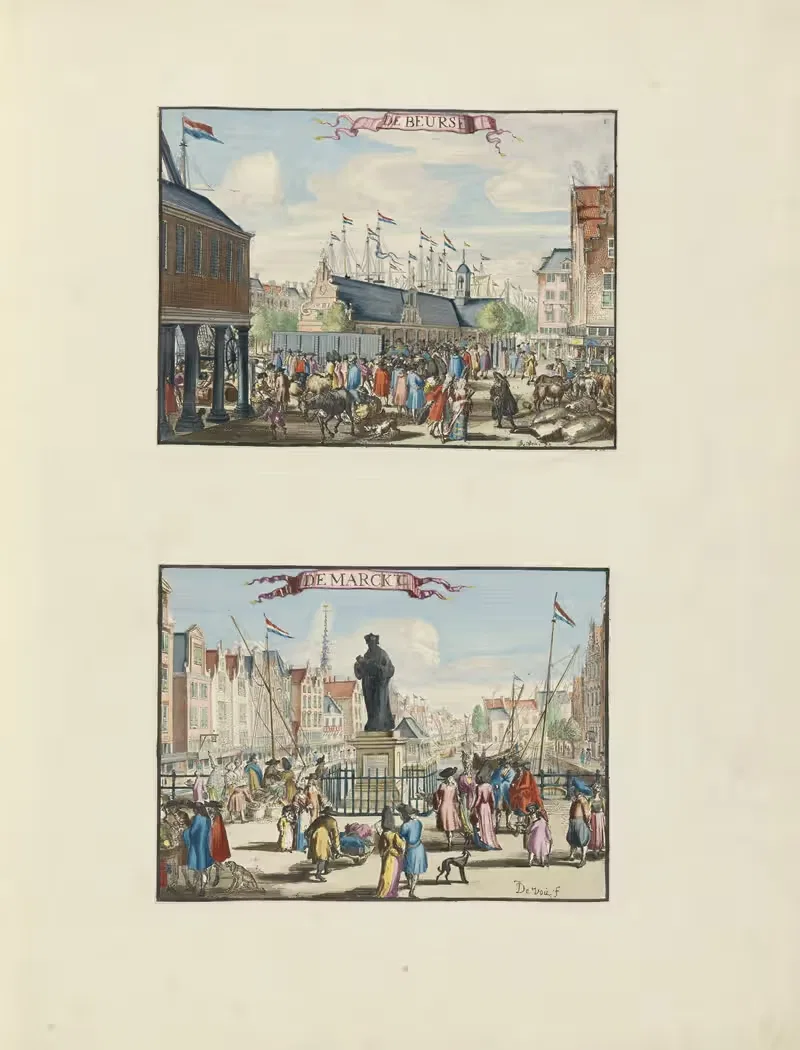 Oude Beurs Grote Markt De Beurs De Marckt — Johannes de Vouw