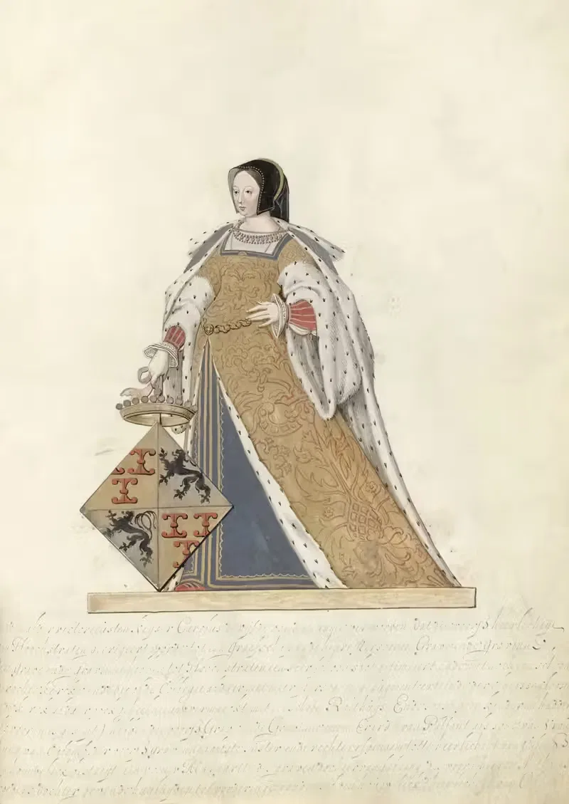 Elisabeth, vrouwe van Culemborg by Nicolaes de Kemp, 1590-1593 — digital art print download