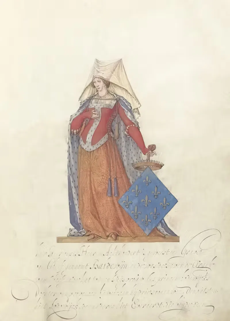 Хильдегарда франков by Николаес де Кемп, 1590-1593 — digital art print download