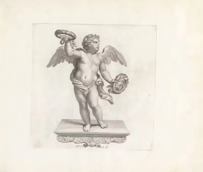 Любовь приносит добродетель by Роберт ван Ауденаэрде, 1673-1743 — digital art print download