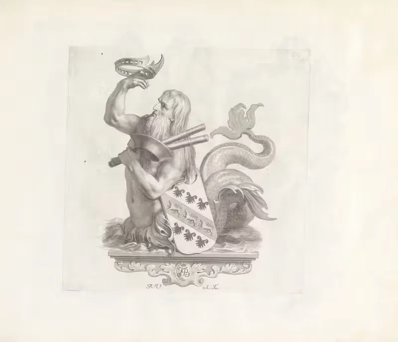 Zeemeerman met het wapen van Barbarigo — Robert van Audenaerde