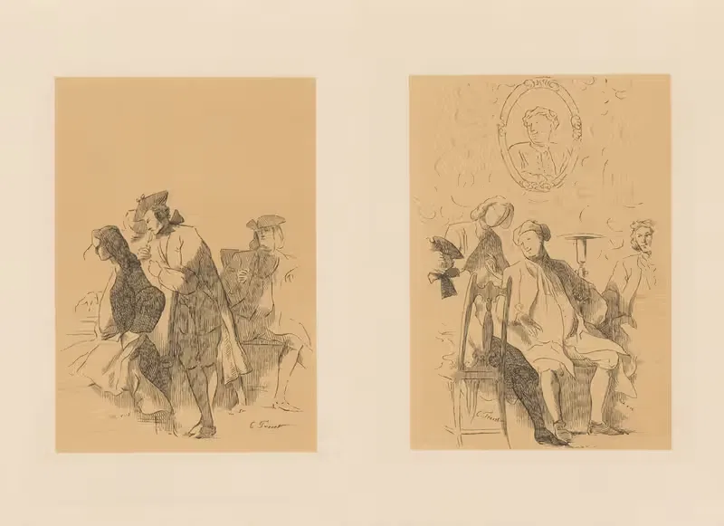 Две группы мужчин by Александр Вер Хуэл, 1873 — digital art print download