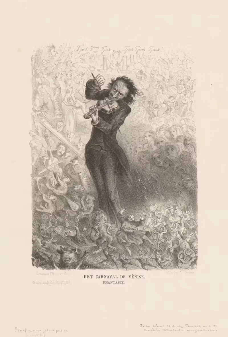 Vioolspelende man by Alexander Ver Huell, 1848 - 1889 — digital art print download