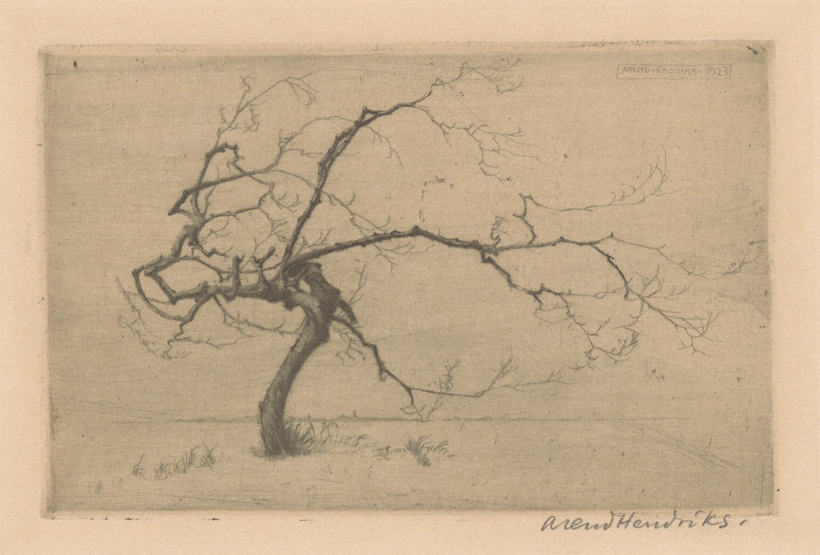 Klein boompje by Arend Hendriks, 1923 — digital art print download
