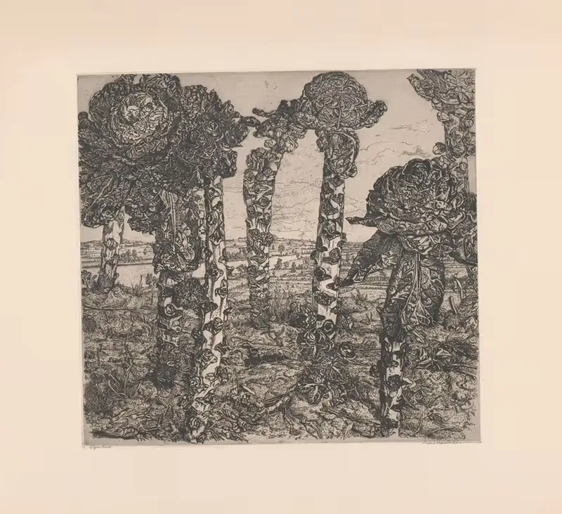 Капуста в пейзаже by Аренд Хендрикс, 1911 - 1941 — digital art print download