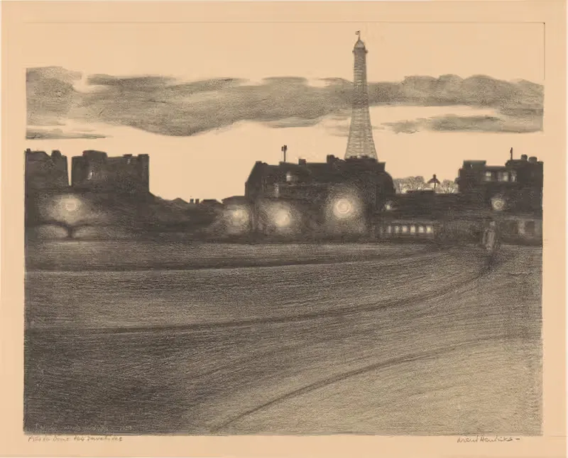 У Дома инвалидов by Аренд Хендрикс, 1929 — digital art print download