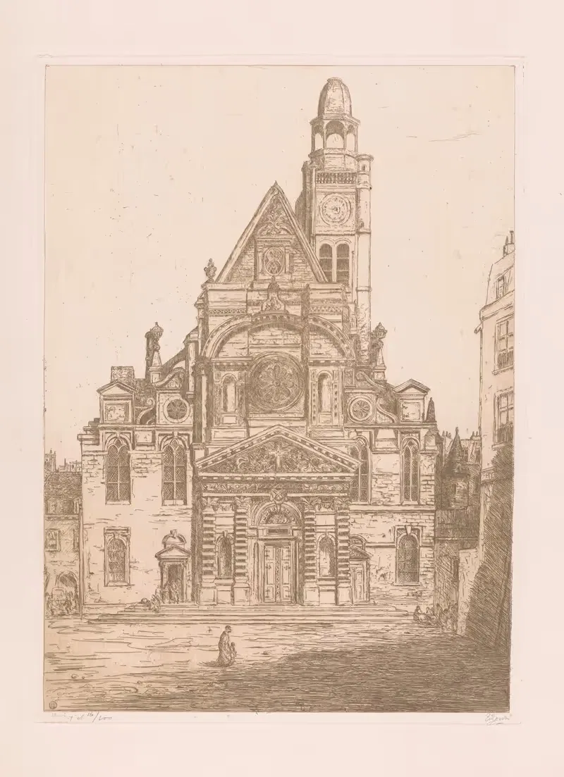 Saint-Étienne-du-Mont in Parijs — Etienne Bosch