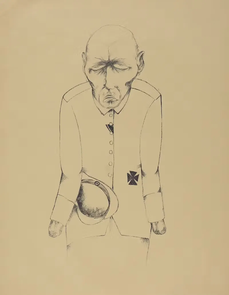 Безработный (Der Erwerbslose) by Генрих Хёрле, 1920 — digital art print download