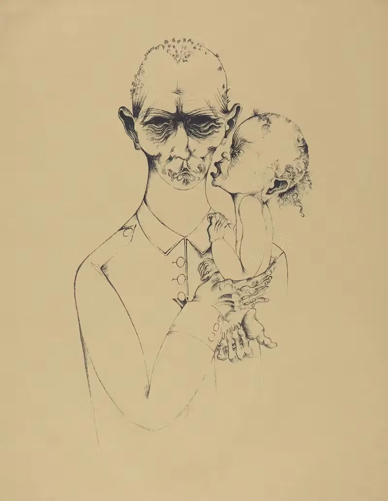 Отец by Генрих Хёрле, 1920 — digital art print download