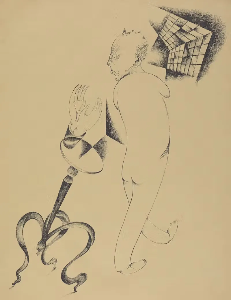 Галлюцинации by Генрих Хёрле, 1920 — digital art print download