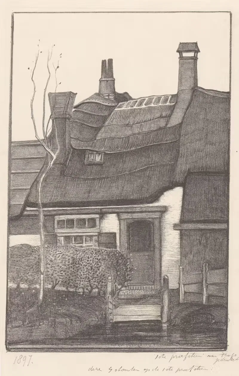 Huis aan een sloot — Henri van Daalhoff