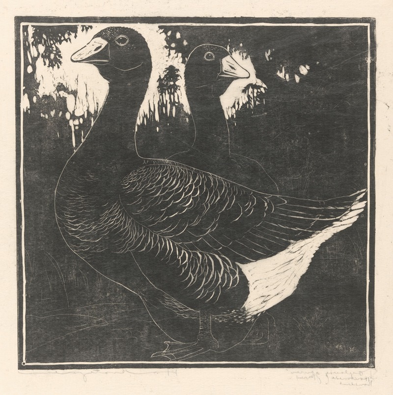 Toulouse ganzen by Анри Верстайнен, 1892-1940 — digital art print download