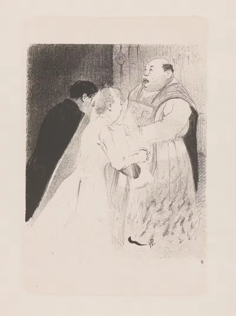 Он влюбился во второй раз by Герман-Поль, 1895 — digital art print download