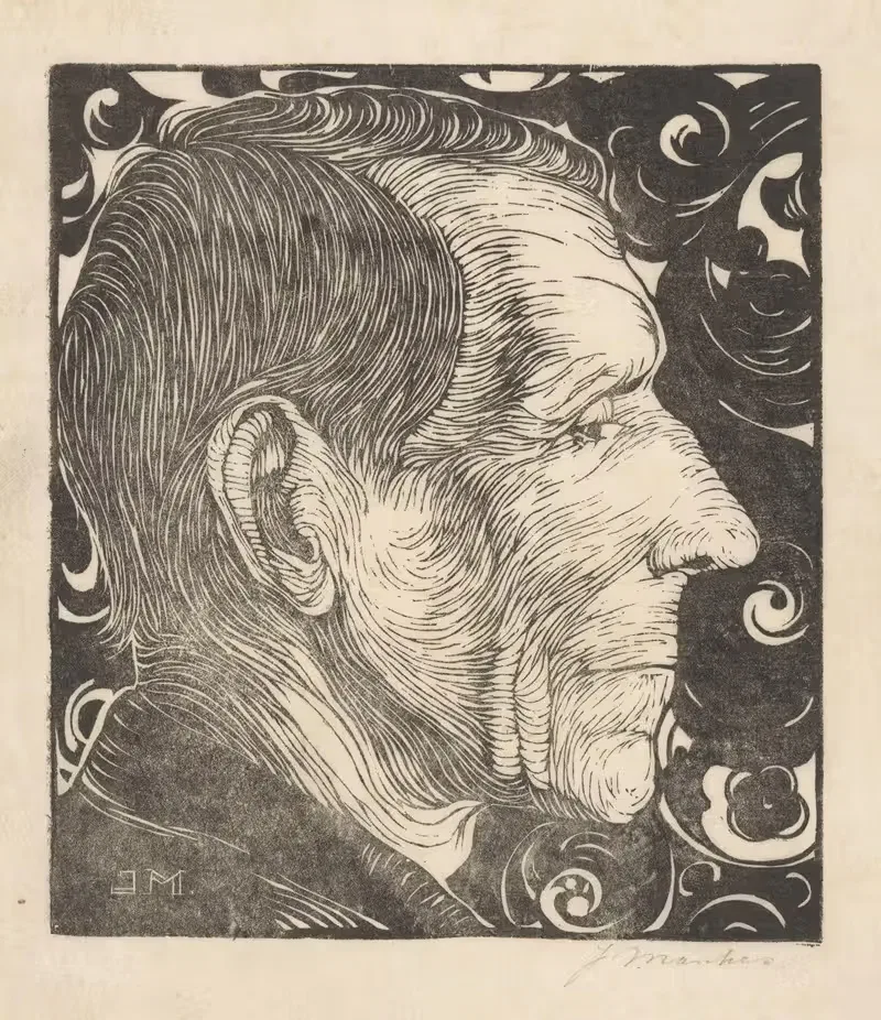 Портрет Бейнта Манкеса by Ян Манкес, 1914 — digital art print download