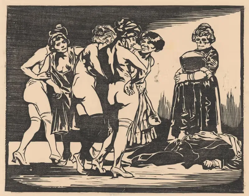 Аллегория на непристойность by Иоганнес Иосифус Аартс, 1881-1934 — digital art print download