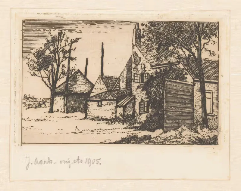 Boerenwoning en hooischuur — Johannes Josephus Aarts