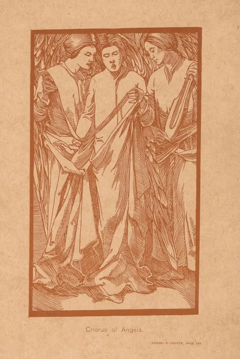 Chorus of Angels by Johannes Josephus Aarts, 1898 — digital art print download
