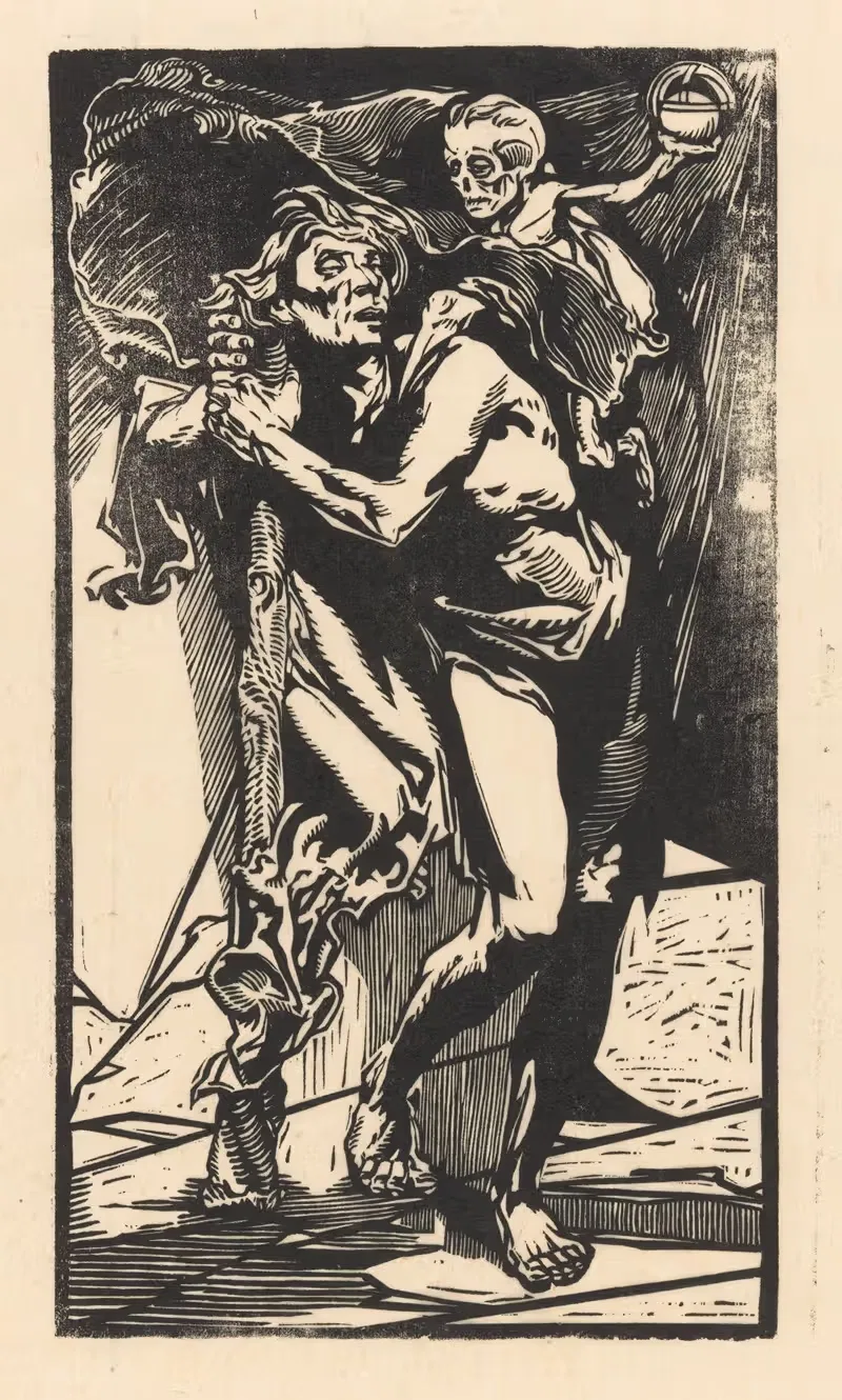 Man met de Dood op zijn rug — Johannes Josephus Aarts