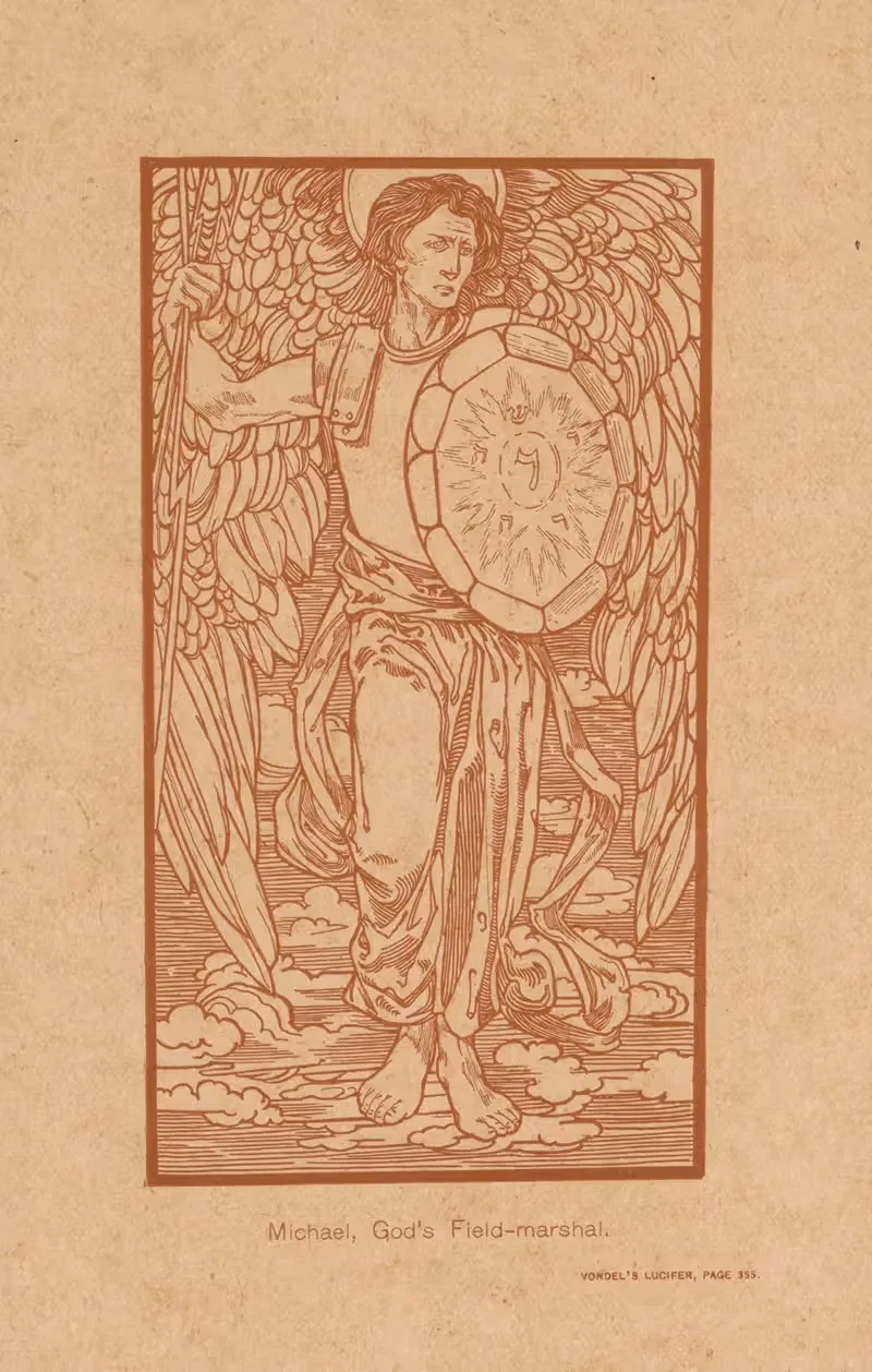 Michael, God's Field-marshal by Johannes Josephus Aarts, 1898 — digital art print download