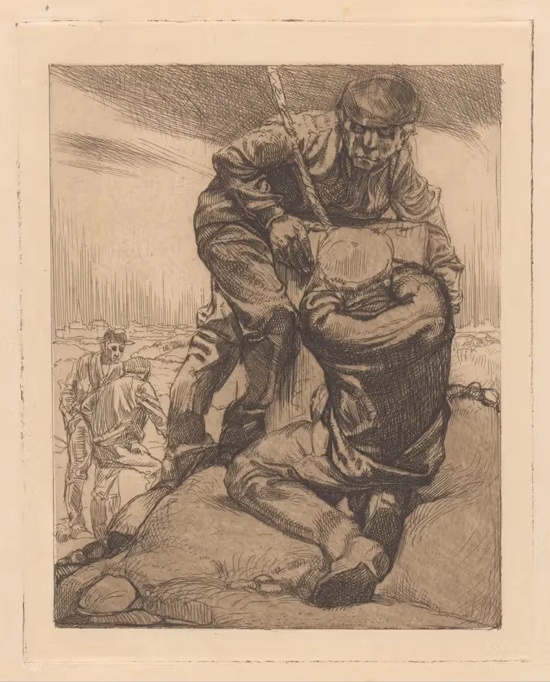 Vier polderjongens by Johannes Josephus Aarts — digital art print download
