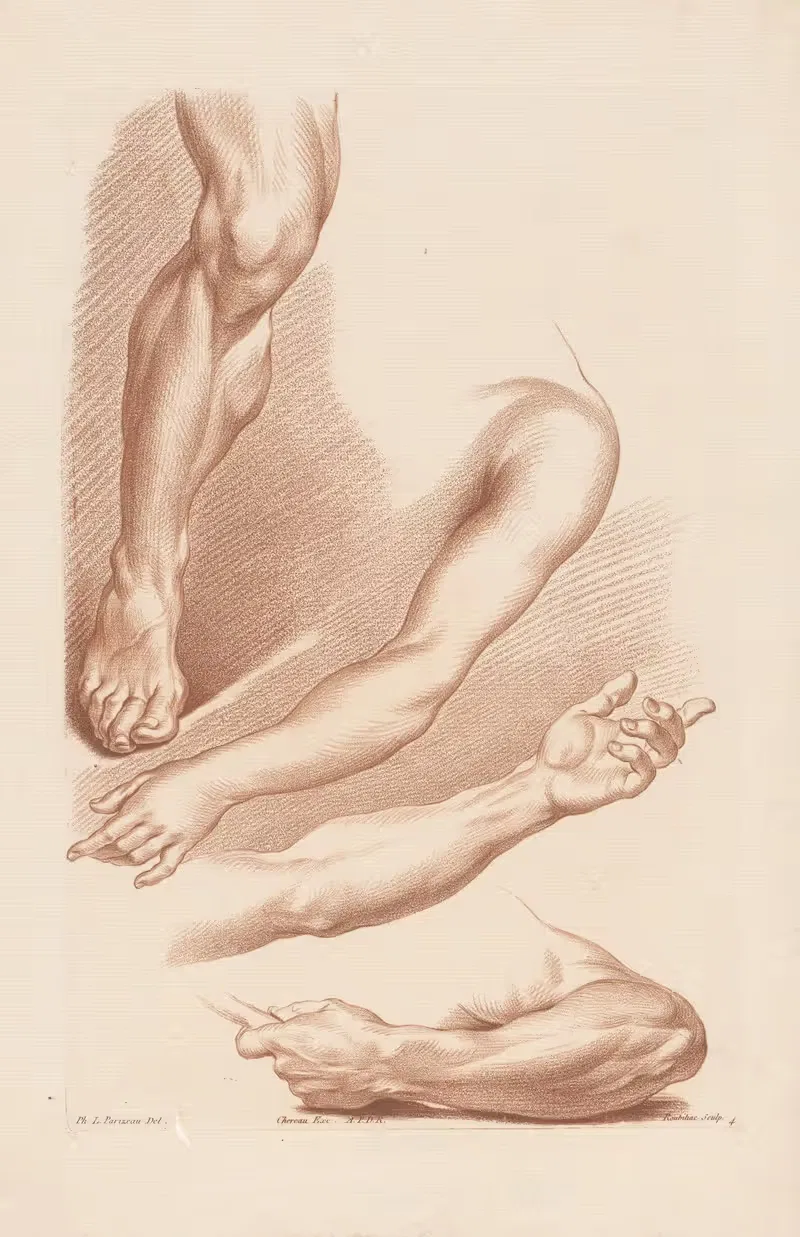 Три руки и одна нога by Луи-Франсуа Рубильяк, 1749-1849 — digital art print download