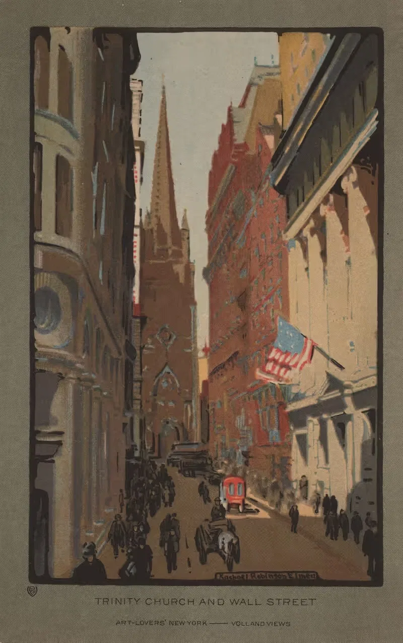 Trinity Church and Wall Street — Rachael Robinson Elmer