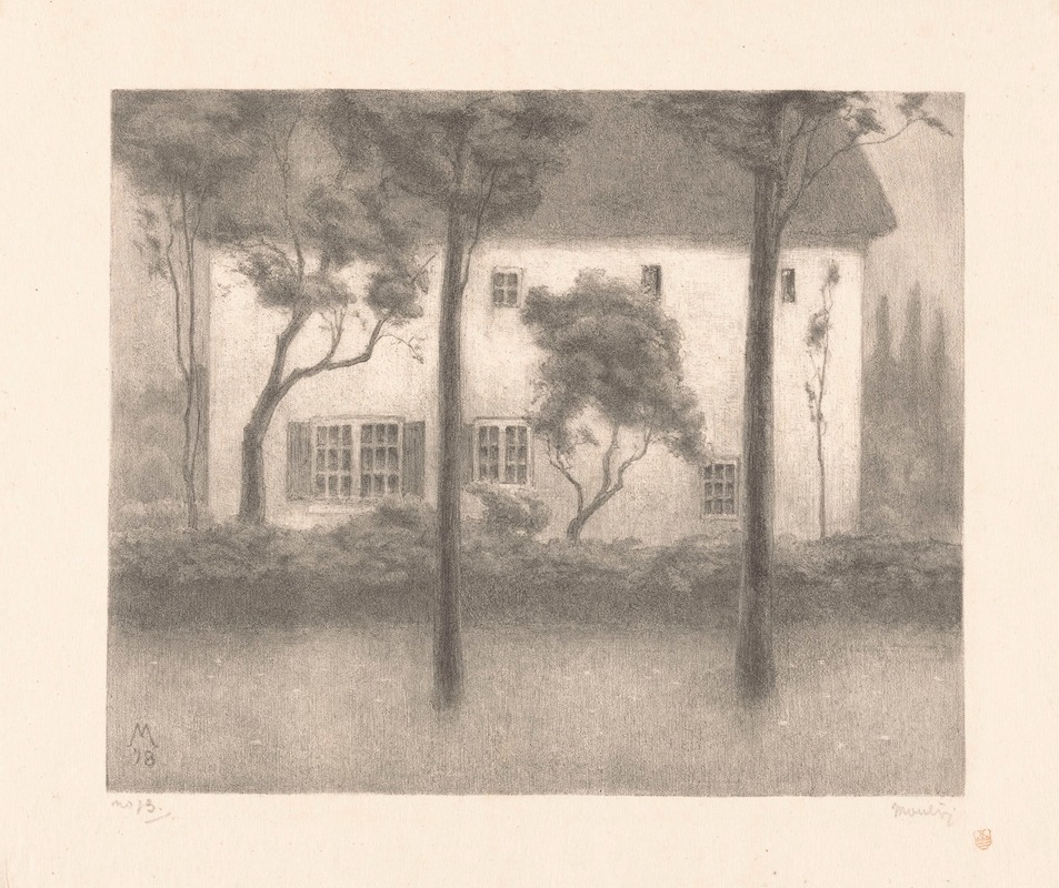 Дом by Симон Мулейн, 1918 — digital art print download