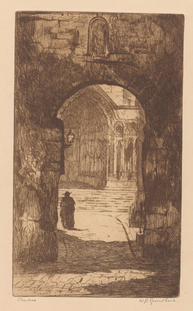 Шартр by Виллем Адрианус Грондхаут, 1888-1934 — digital art print download