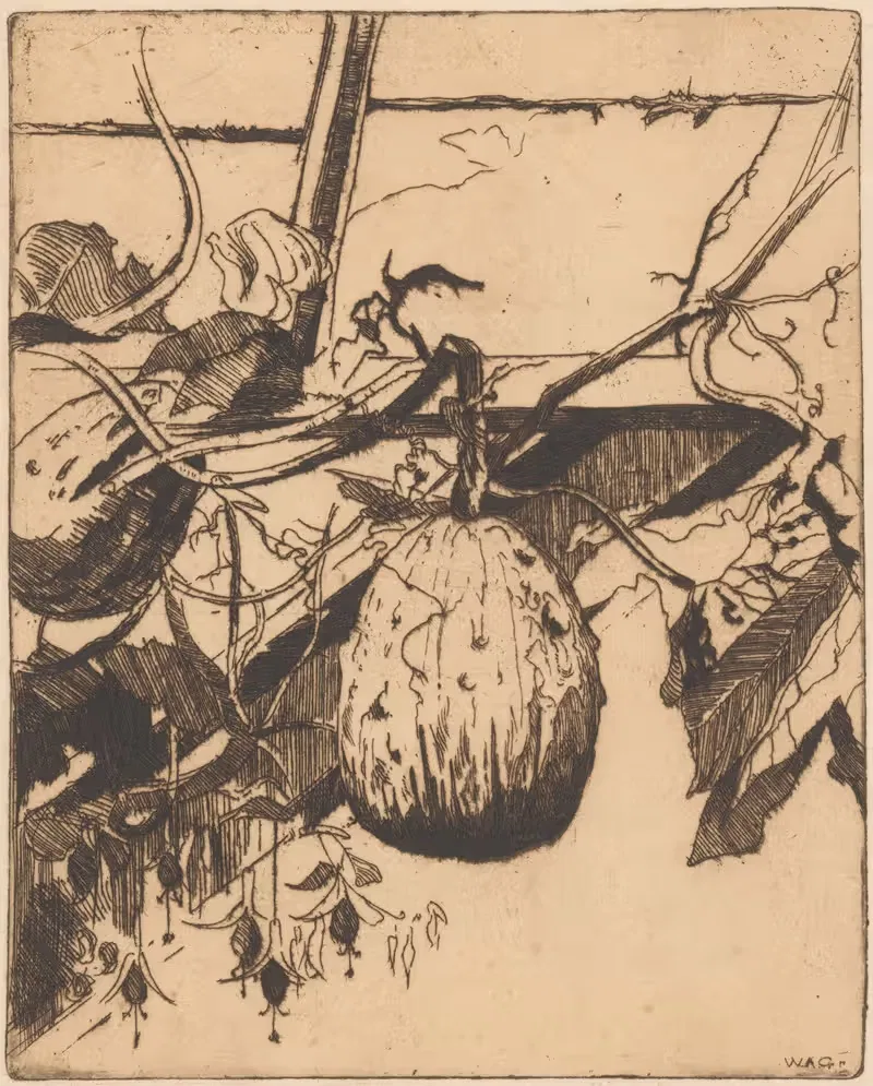 Калебассы в фуксии. by Виллем Адрианус Грондхаут, 1888-1934 — digital art print download