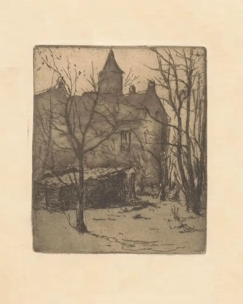 Замок Бинкхорст в Гааге by Виллем Адрианус Грондхаут, 1888-1934 — digital art print download