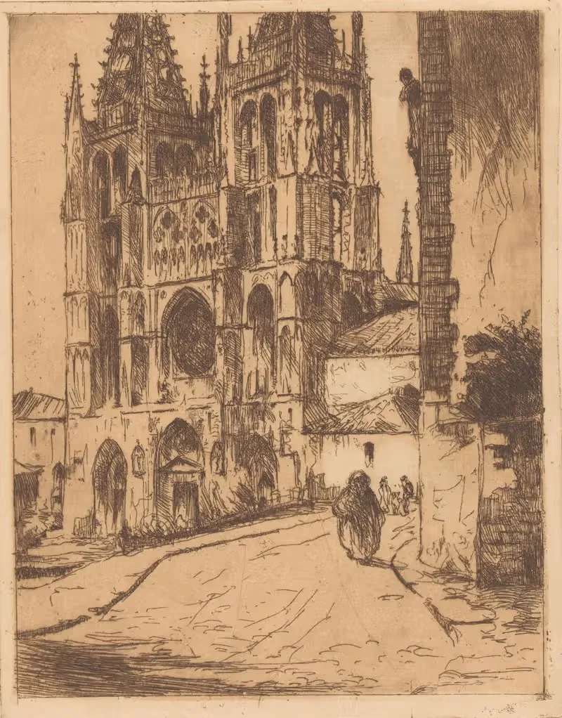 Собор в Бургосе by Виллем Адрианус Грондхаут, 1888-1934 — digital art print download