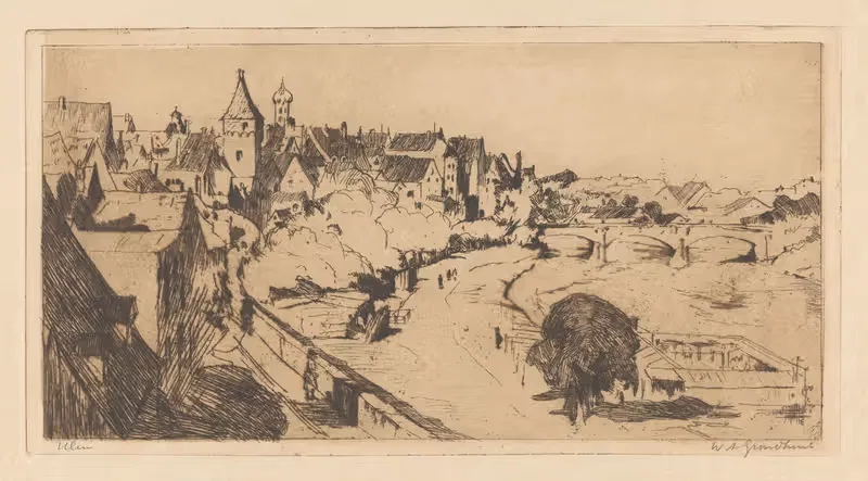 Ulm by Willem Adrianus Grondhout, 1888-1934 — digital art print download