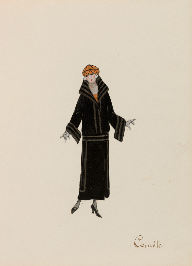 Comète. by Anonymous, 1922 — digital art print download
