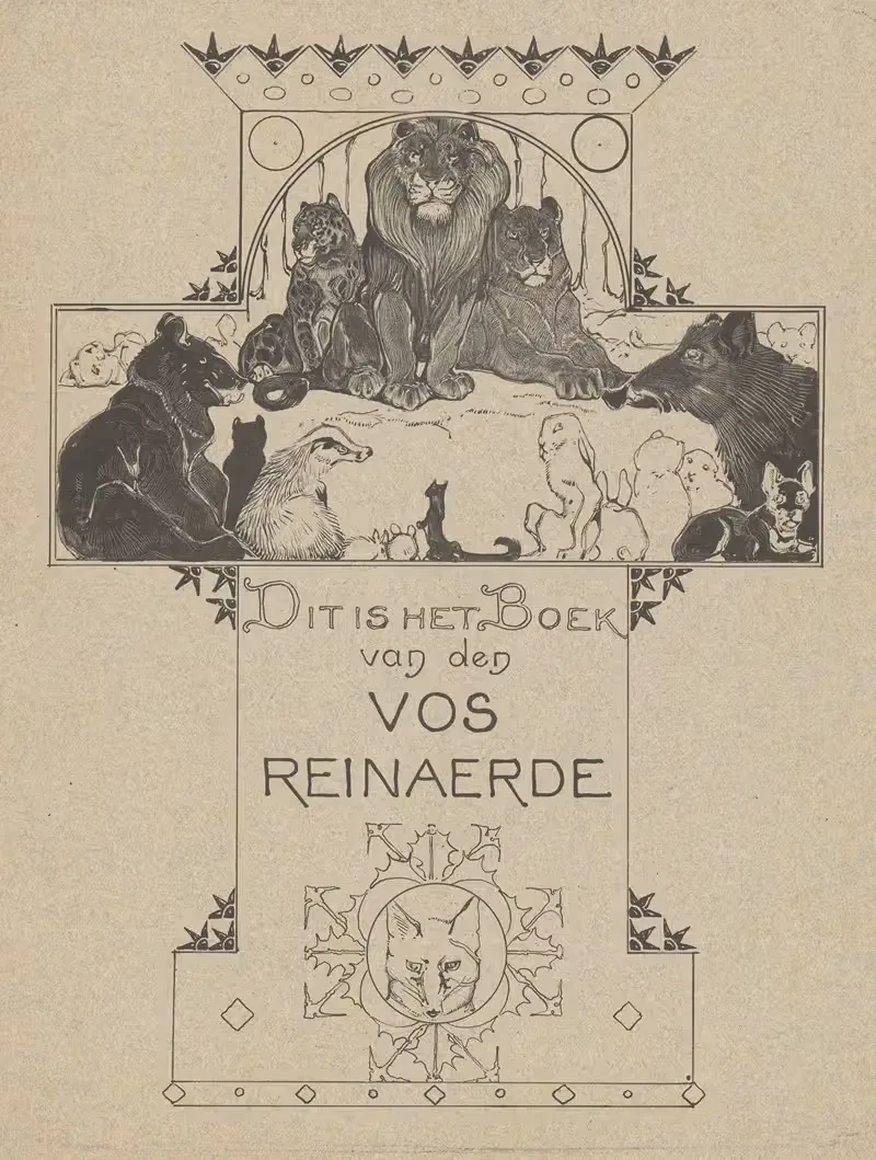Группа животных by Бернар Виллем Вейринк, 1910 — digital art print download