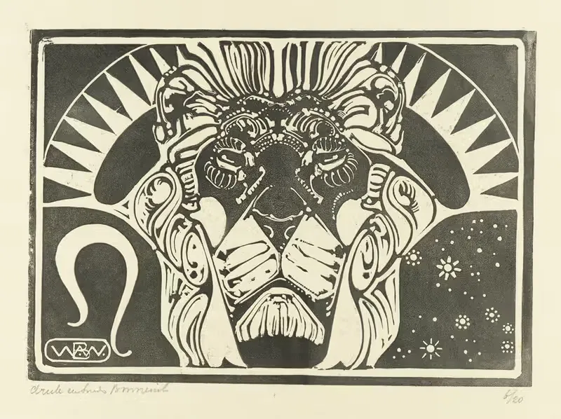 Head of a lion. Leo — Bernard Willem Wierink