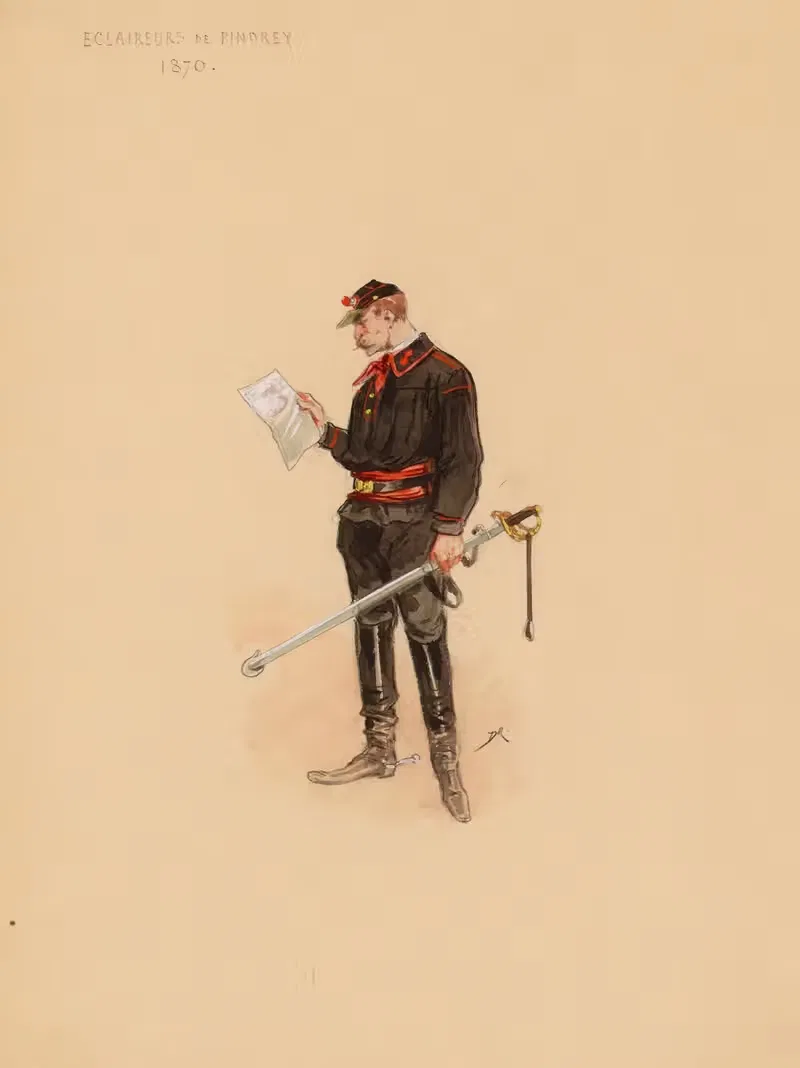 Разведчики Пиндрея, 1870 by Дранер — digital art print download