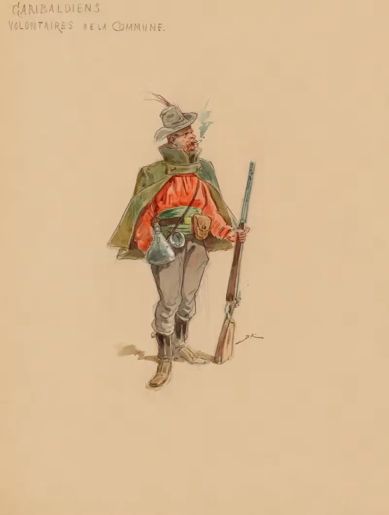 Garibaldiens volontaires de la Commune — Draner