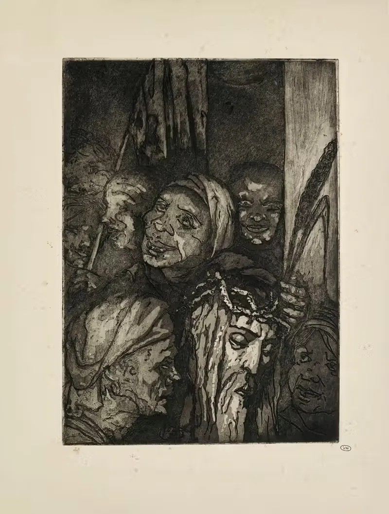 N° 36 – Et les valets souffletaient Jésus-Christ — Emile Bernard