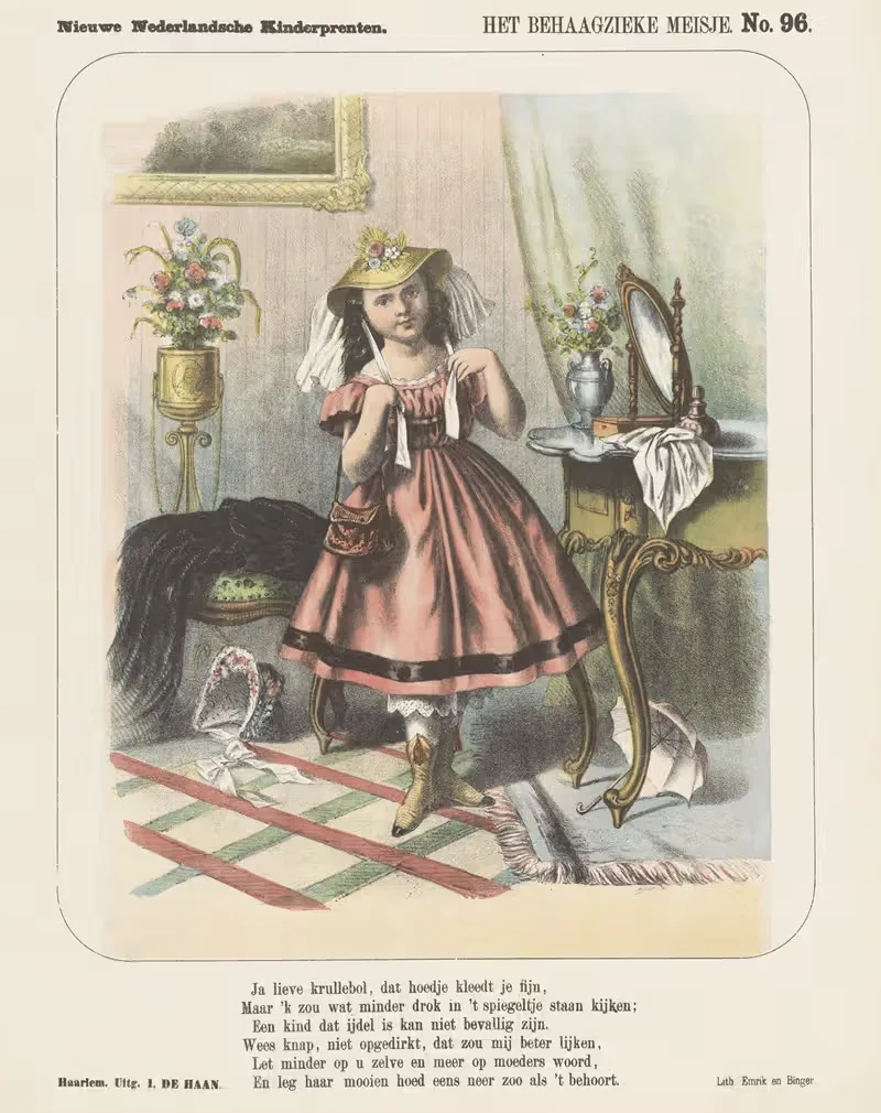 Девушка, ищущая удовольствий by Эмрик и Бингер, 1875-1919 — digital art print download